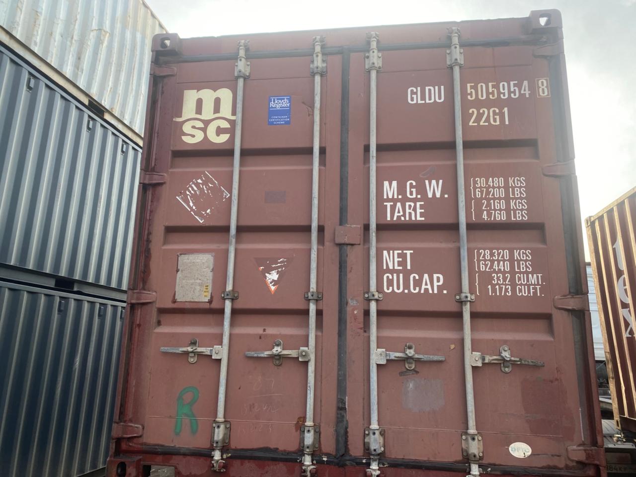 Морской контейнер GLDU5059548