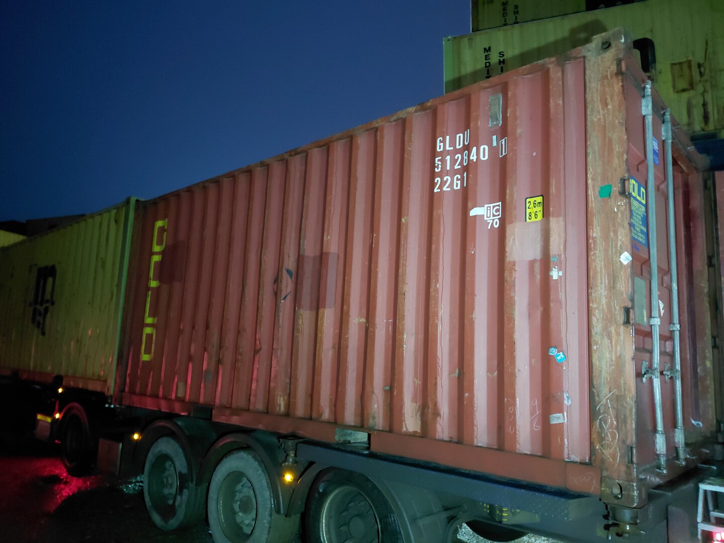 Морской контейнер GLDU5128401