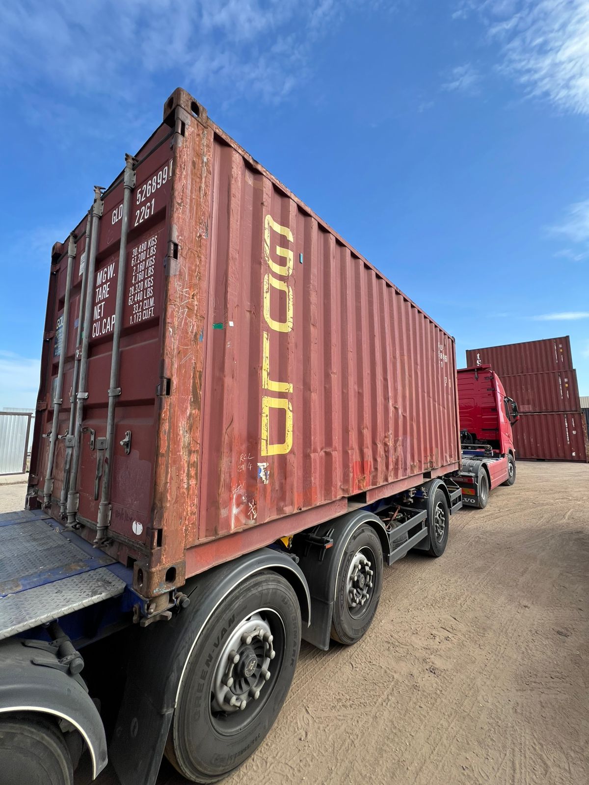 Морской контейнер GLDU5268996