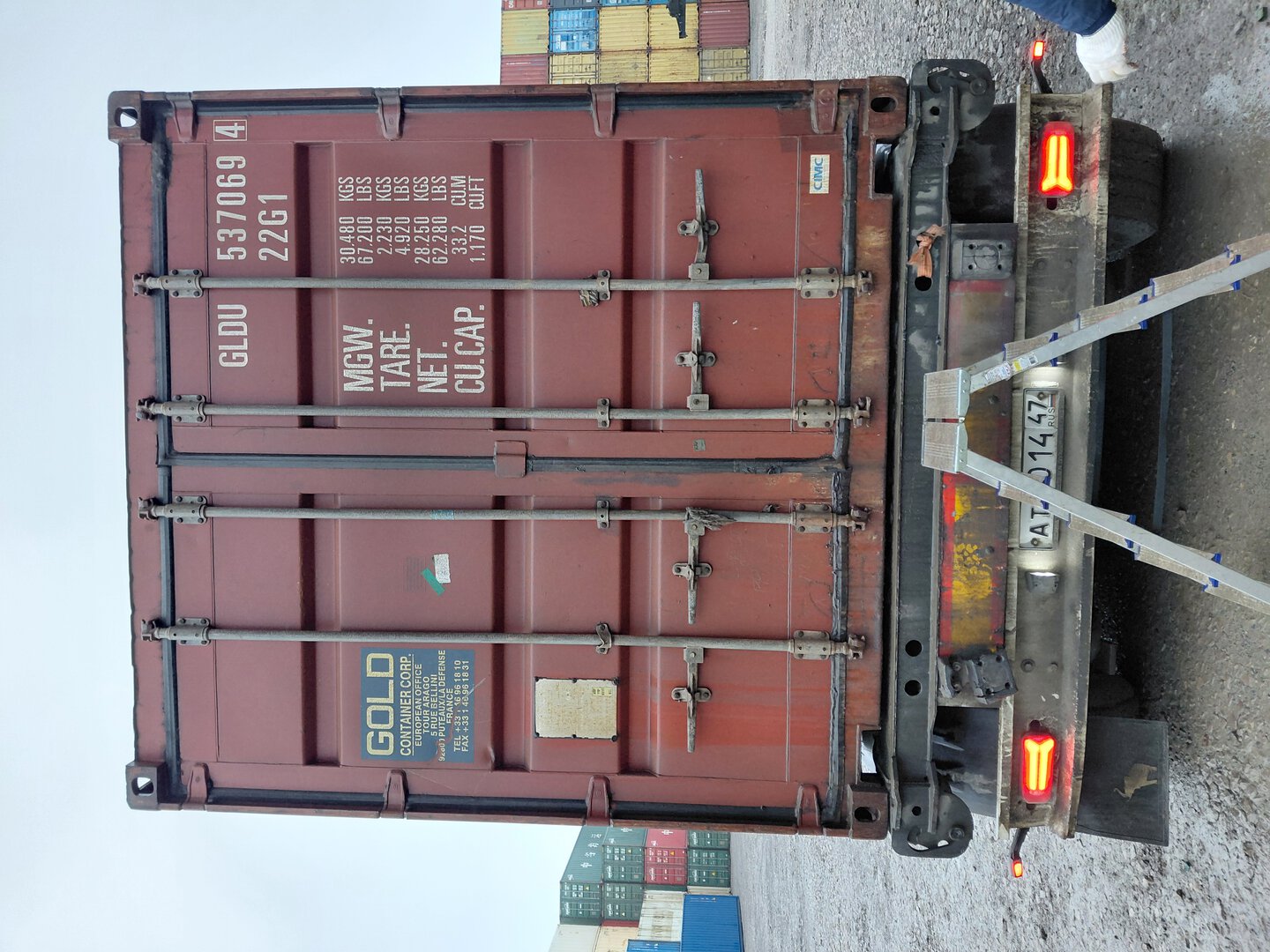 Морской контейнер GLDU5370694