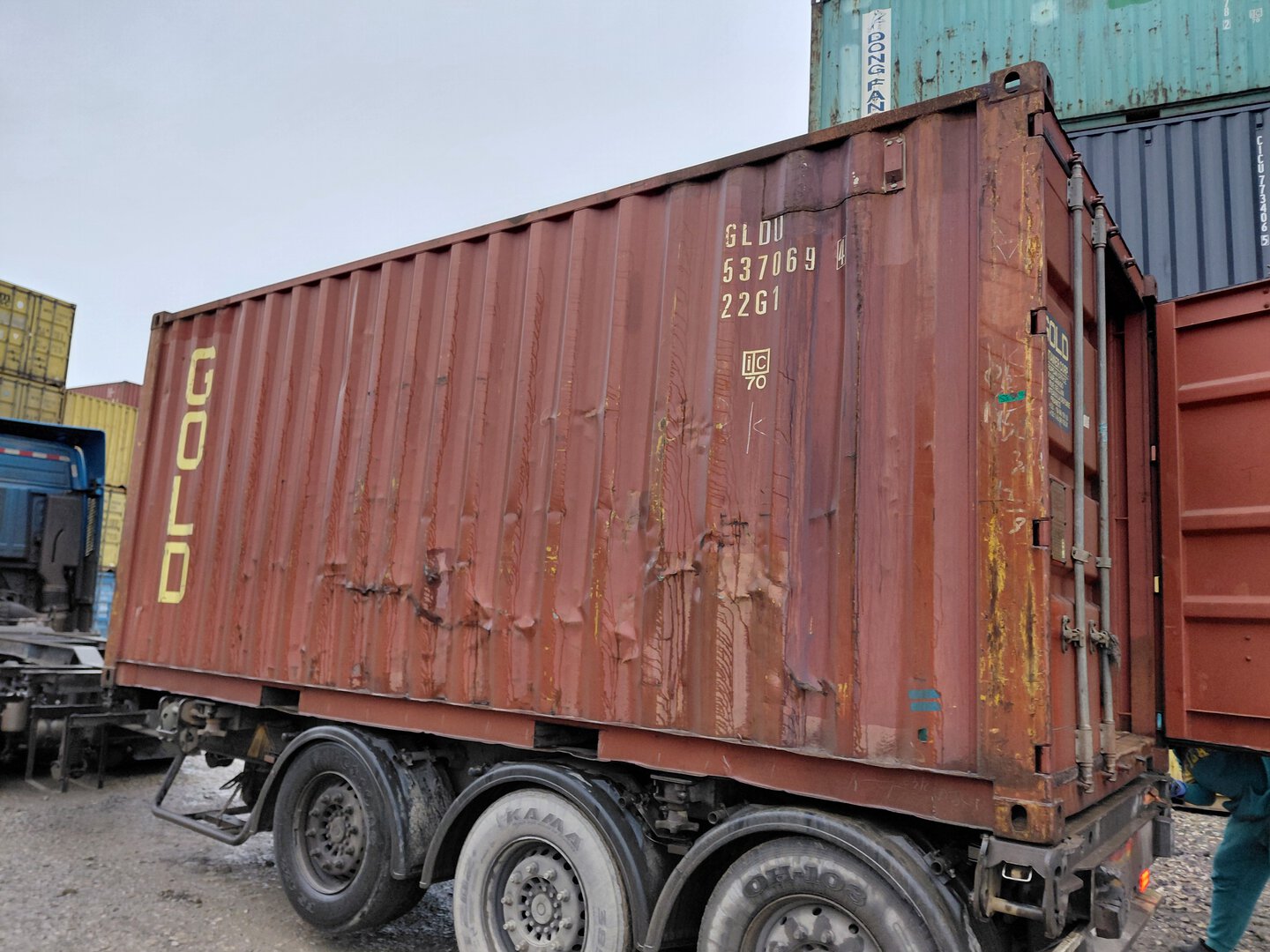 Морской контейнер GLDU5370694