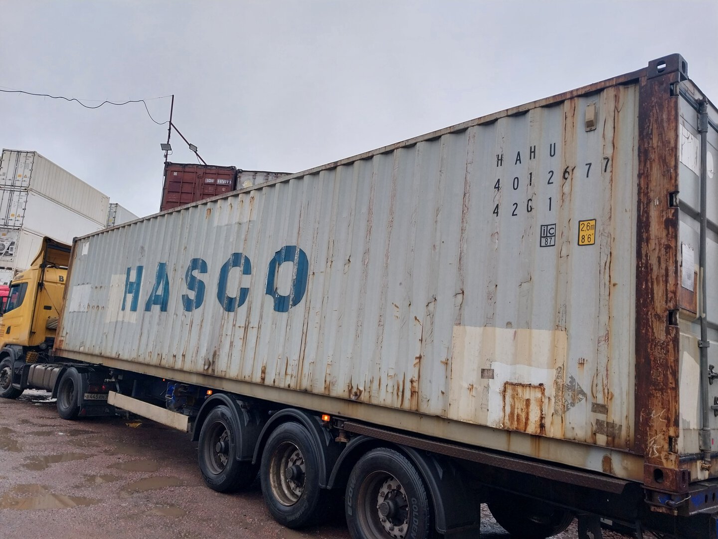 Морской контейнер HAHU4012677