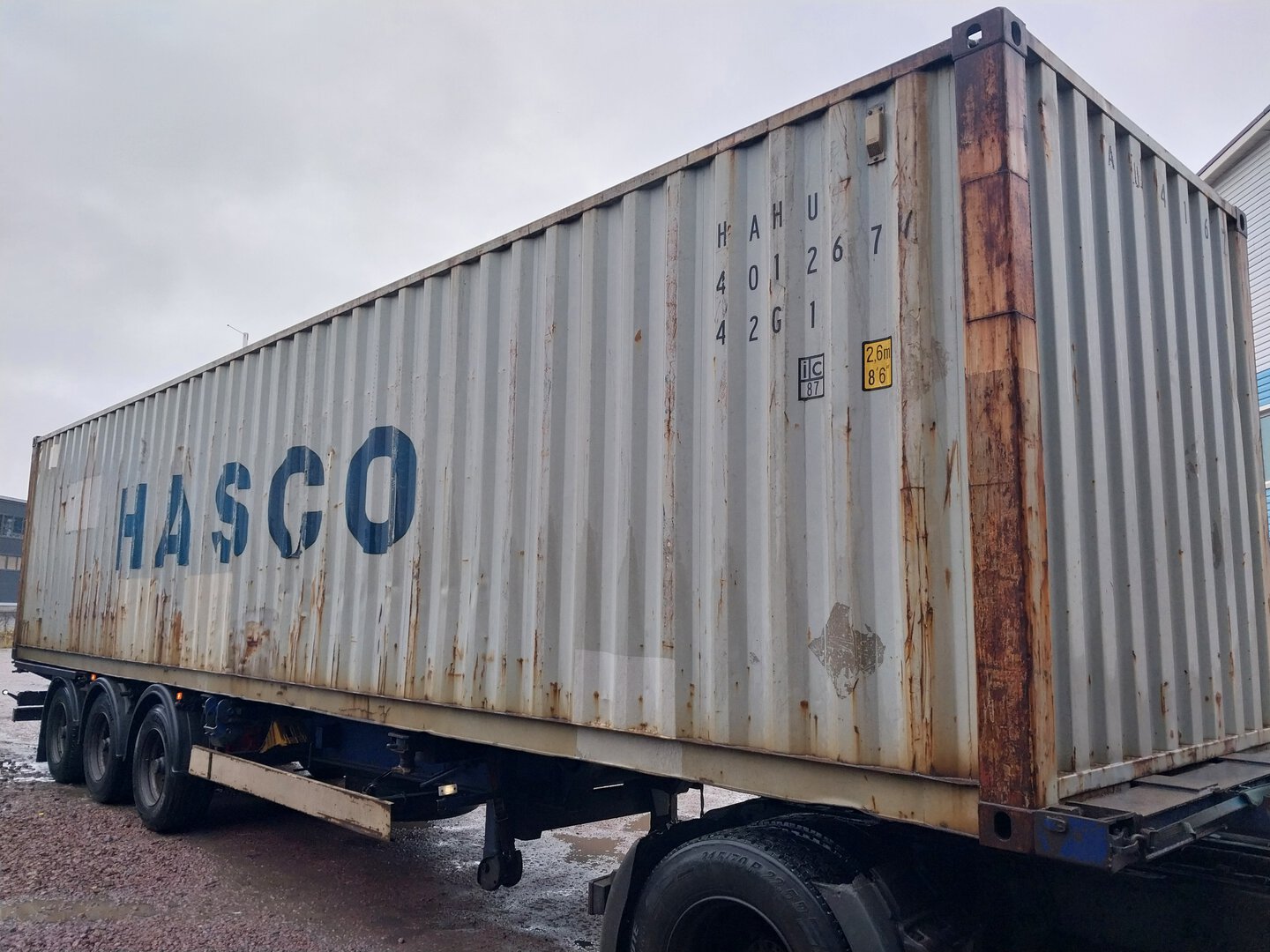 Морской контейнер HAHU4012677