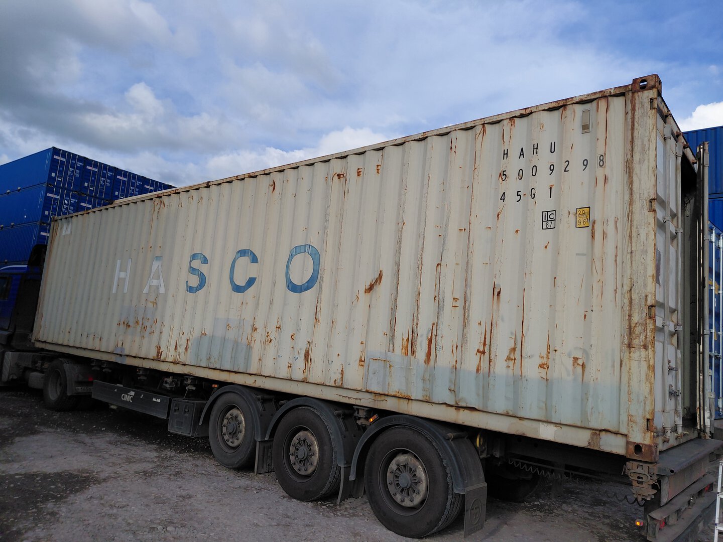 Морской контейнер HAHU5009298
