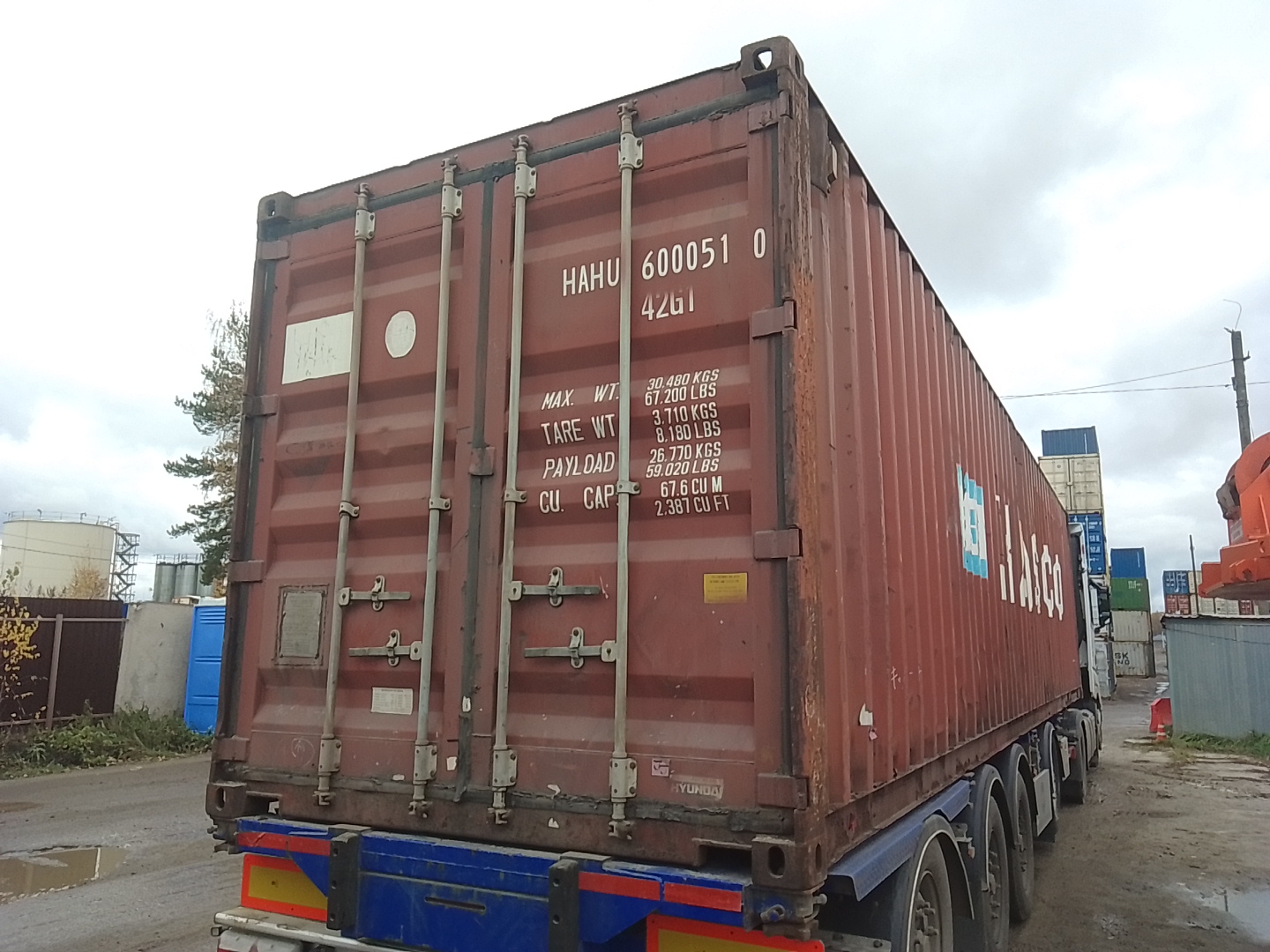 Морской контейнер HAHU6000510