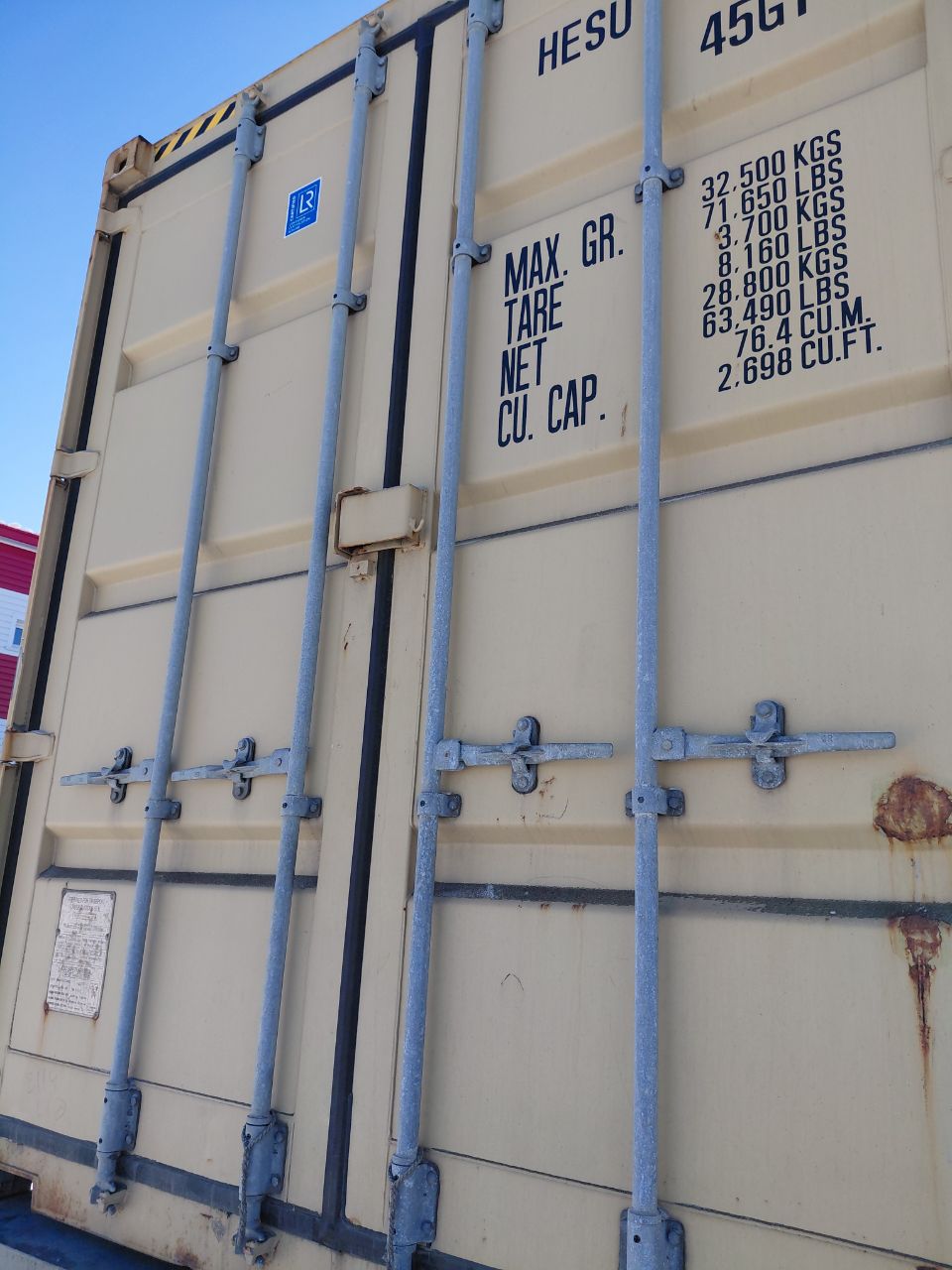 Морской контейнер HESU9983929