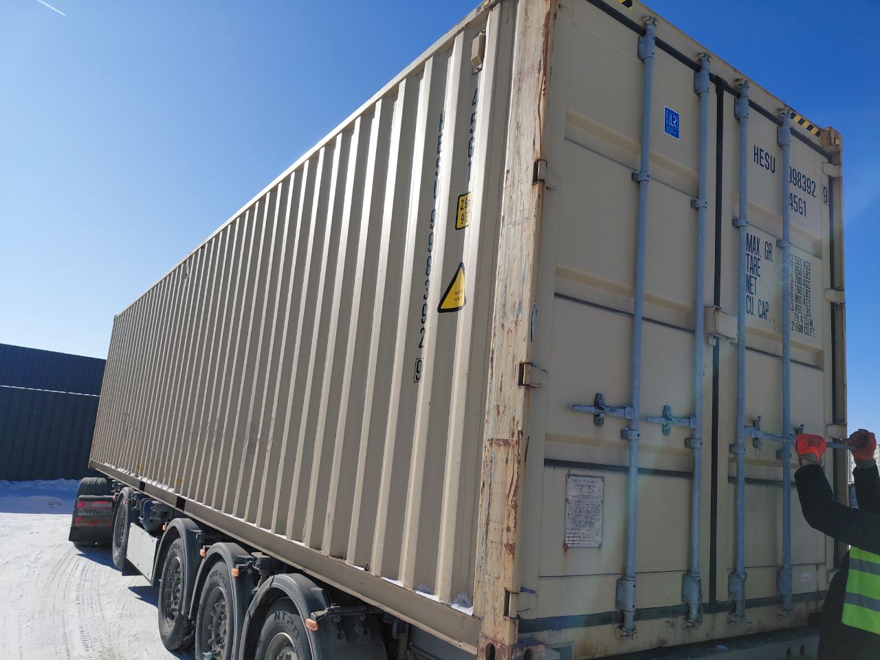 Морской контейнер HESU9983929