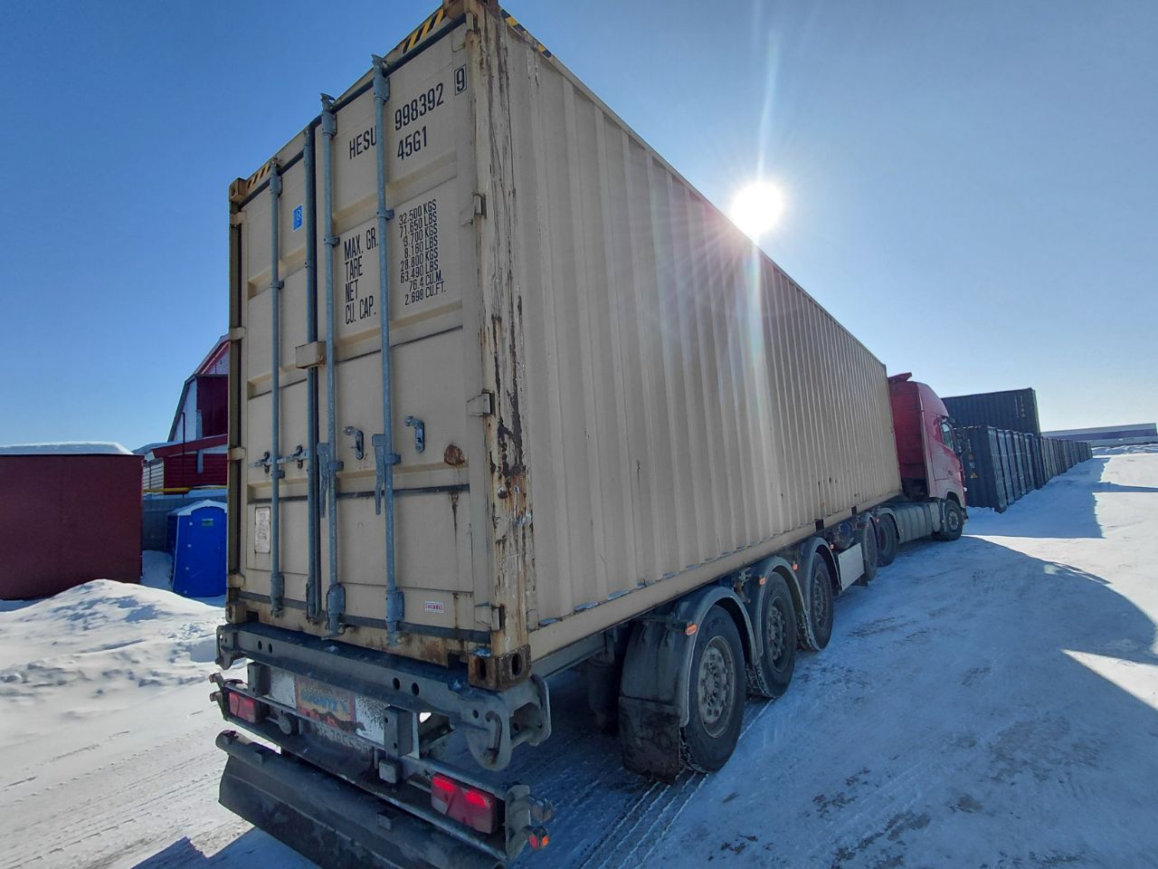 Морской контейнер HESU9983929