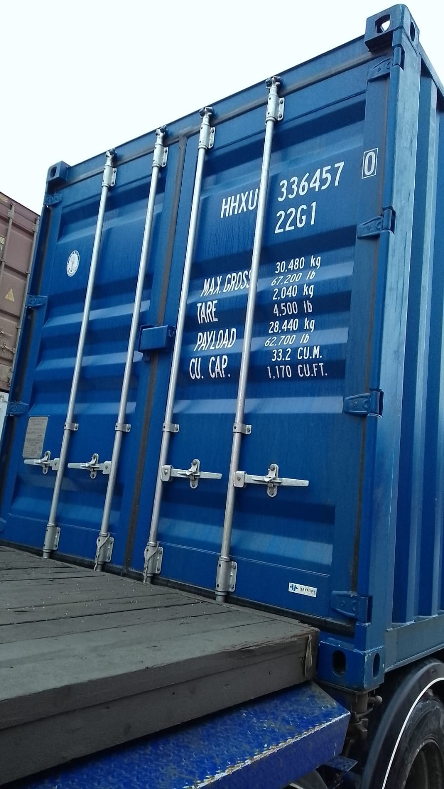Морской контейнер HHXU3364570
