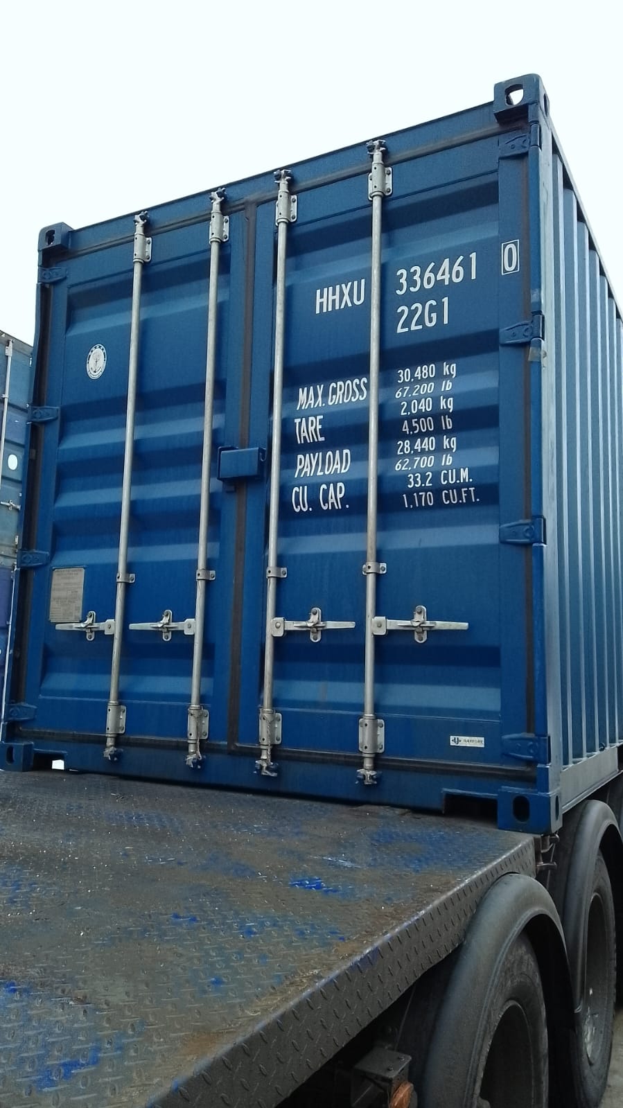 Морской контейнер HHXU3364610