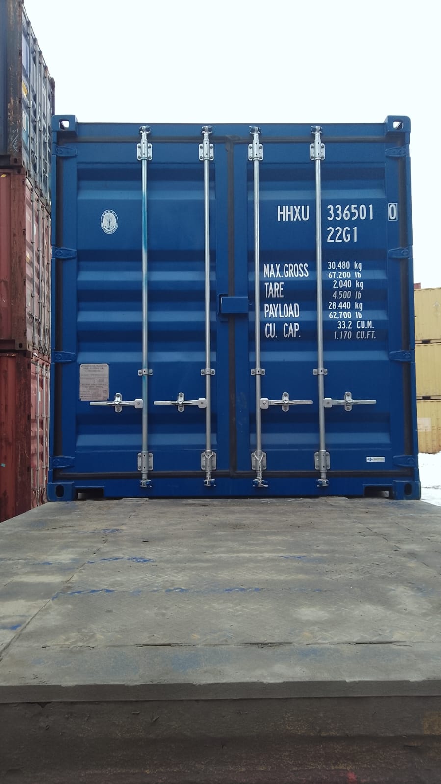 Морской контейнер HHXU3365010