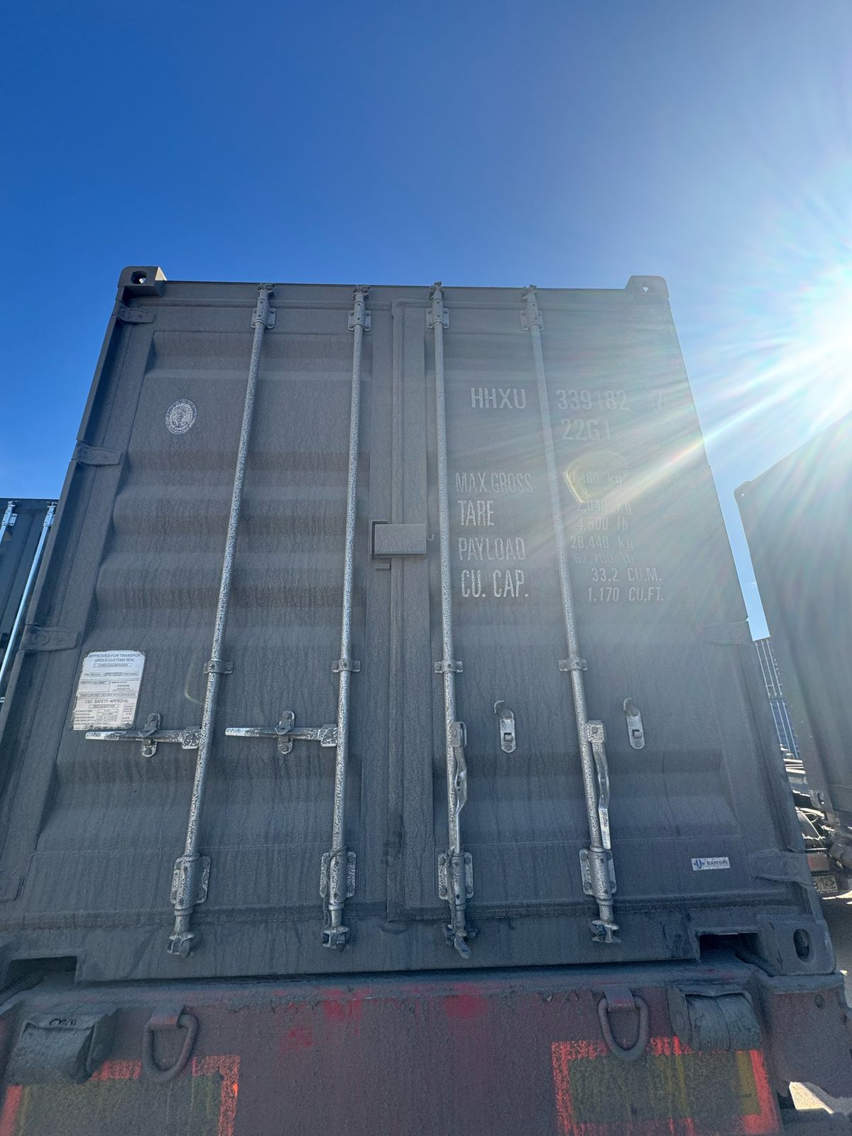 Морской контейнер HHXU3391827