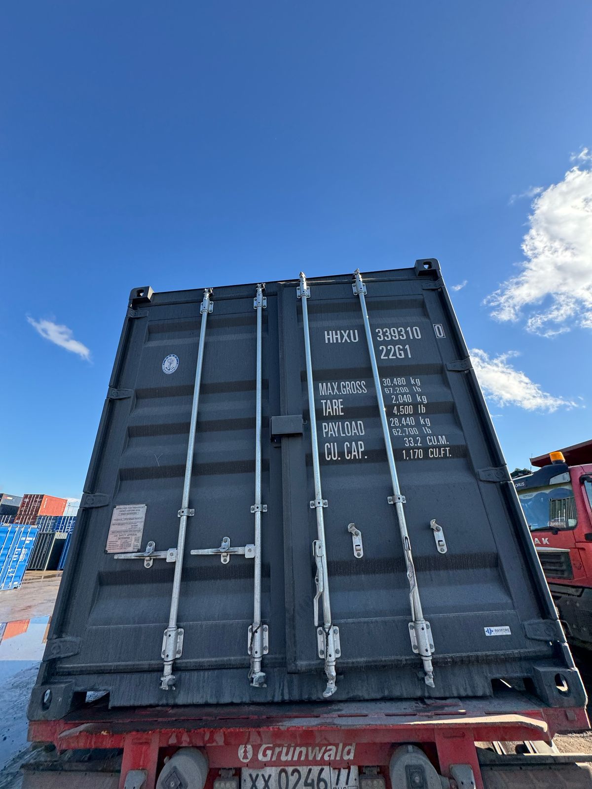 Морской контейнер HHXU3393100