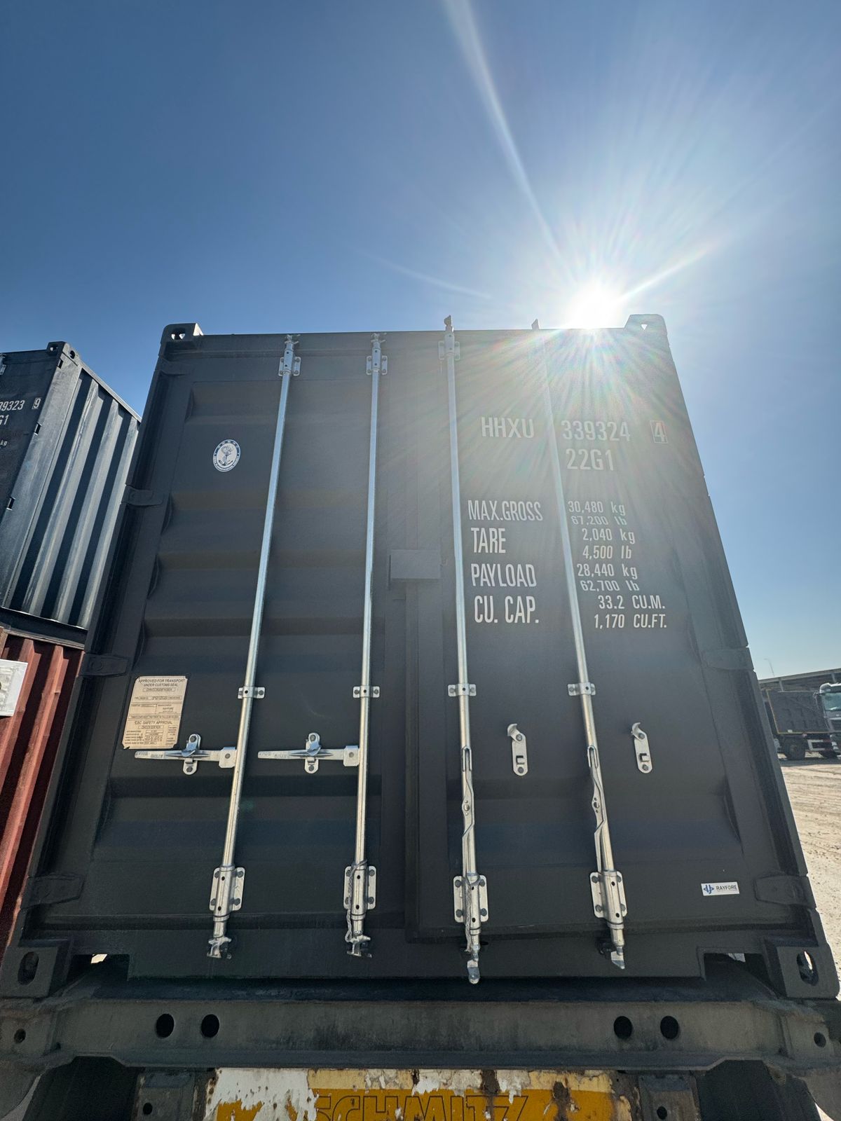 Морской контейнер HHXU3393244