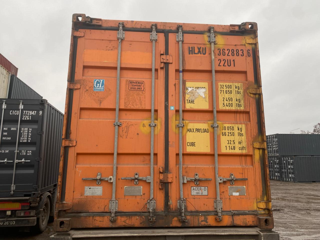 Морской контейнер HLXU3628836