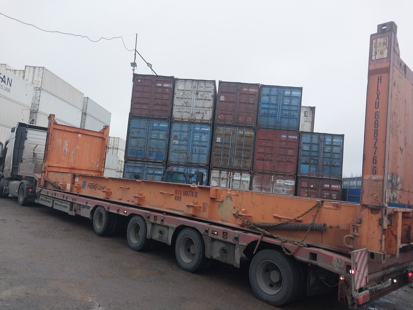 Морской контейнер HLXU6687766