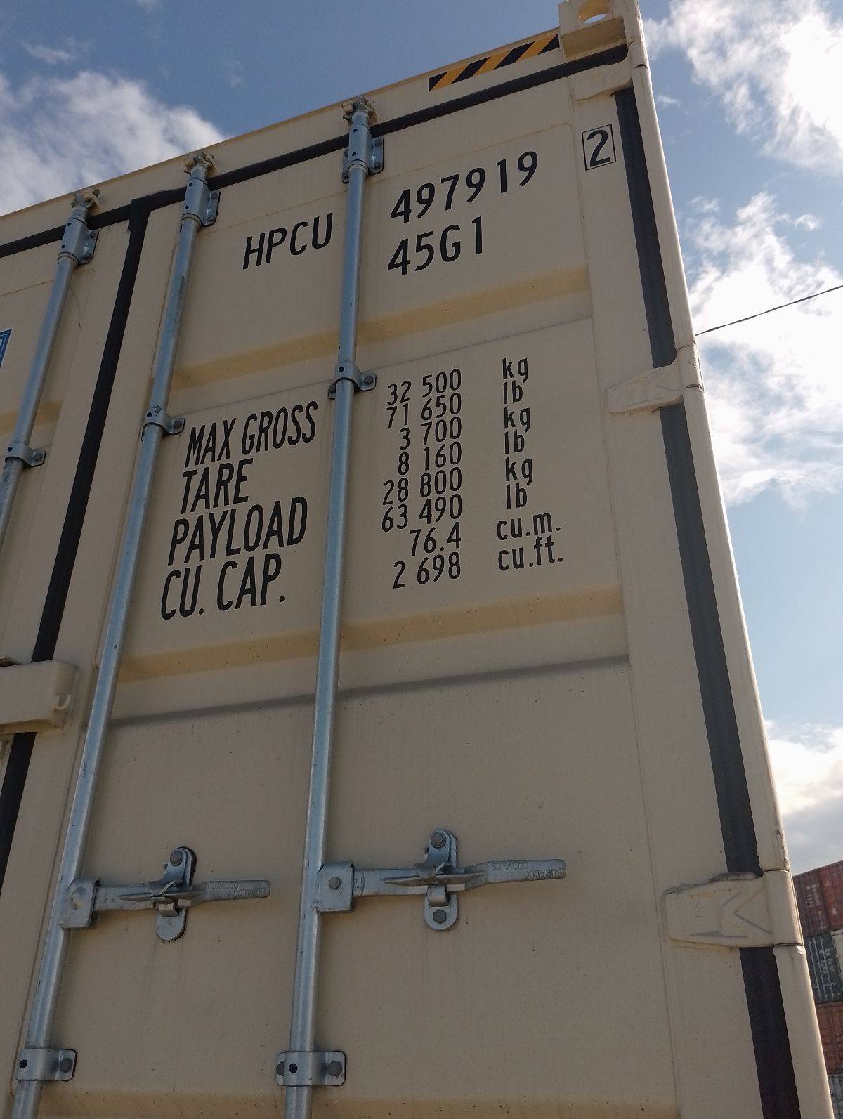 Морской контейнер HPCU4979192