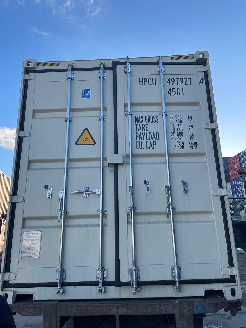Морской контейнер HPCU4979274