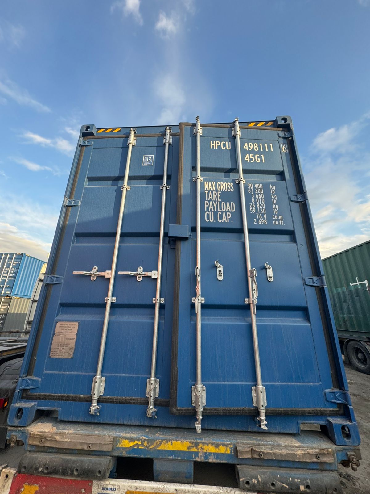 Морской контейнер HPCU4981116