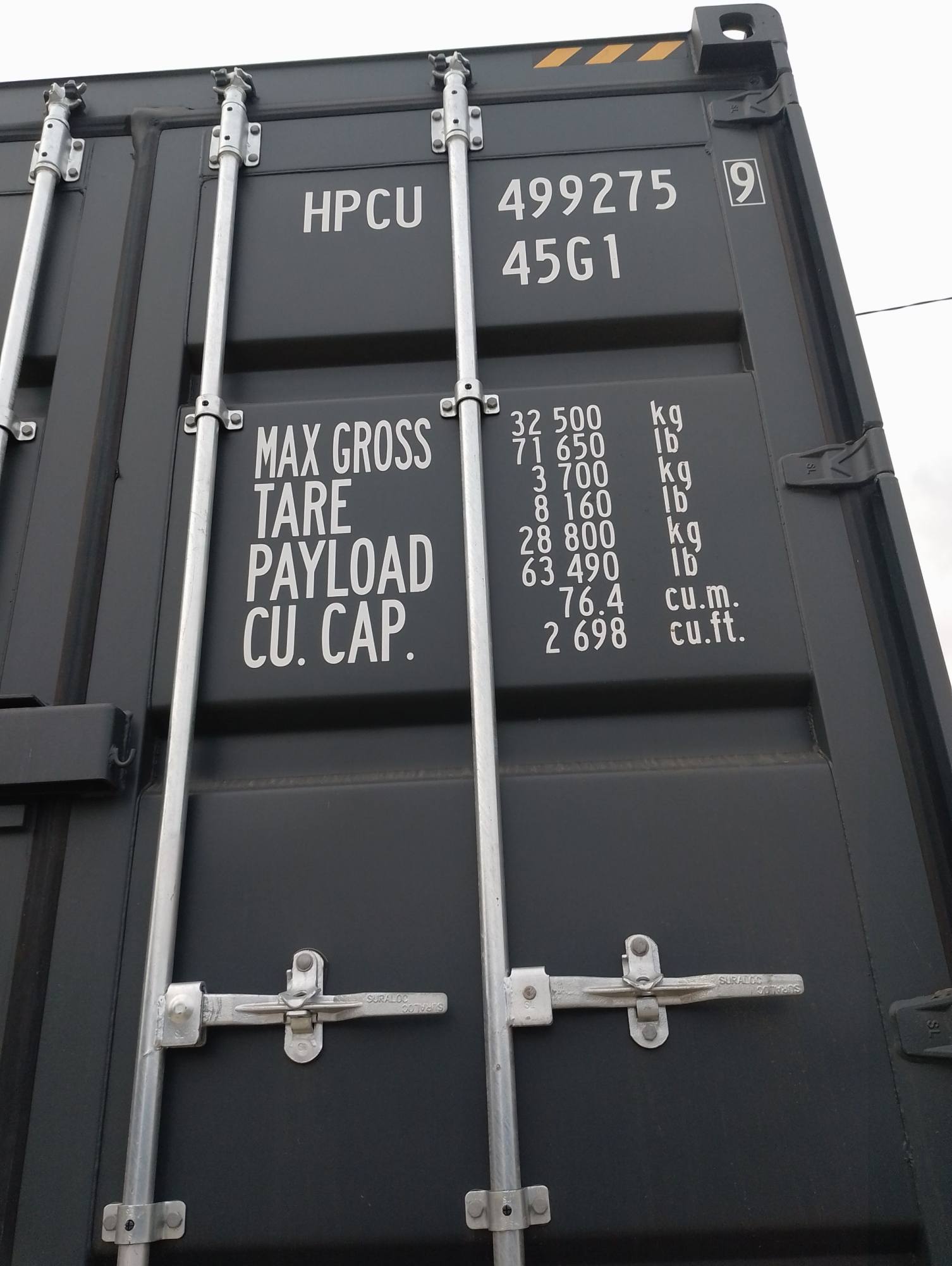 Морской контейнер HPCU4992759