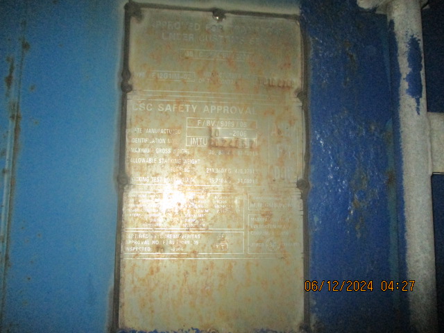 Морской контейнер IMTU1024657