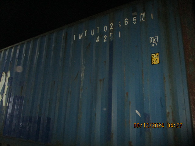 Морской контейнер IMTU1024657