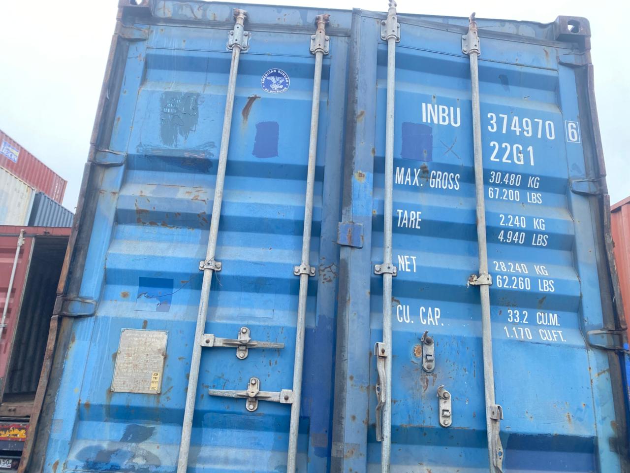 Морской контейнер INBU3749706