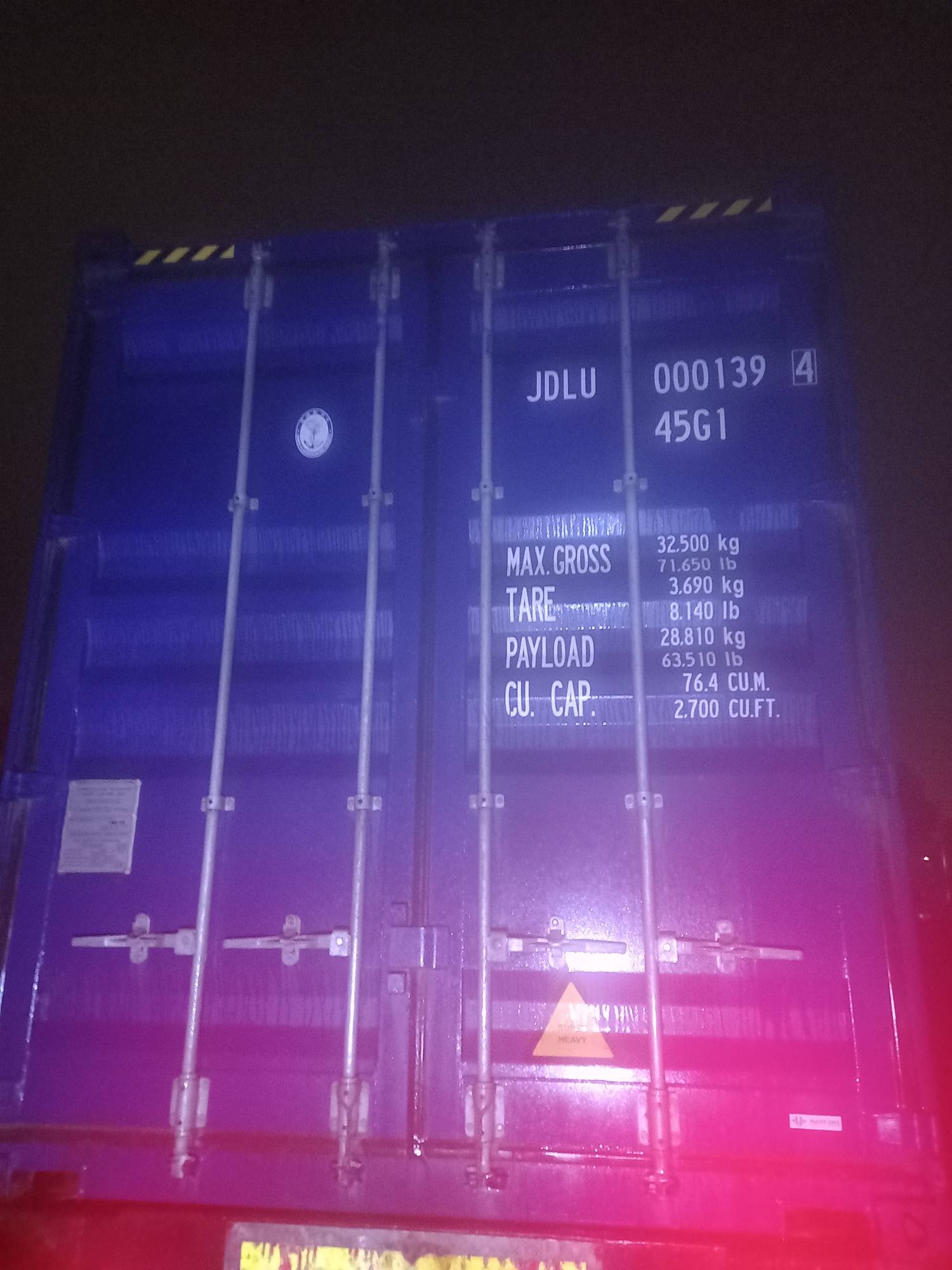 Морской контейнер JDLU0001394