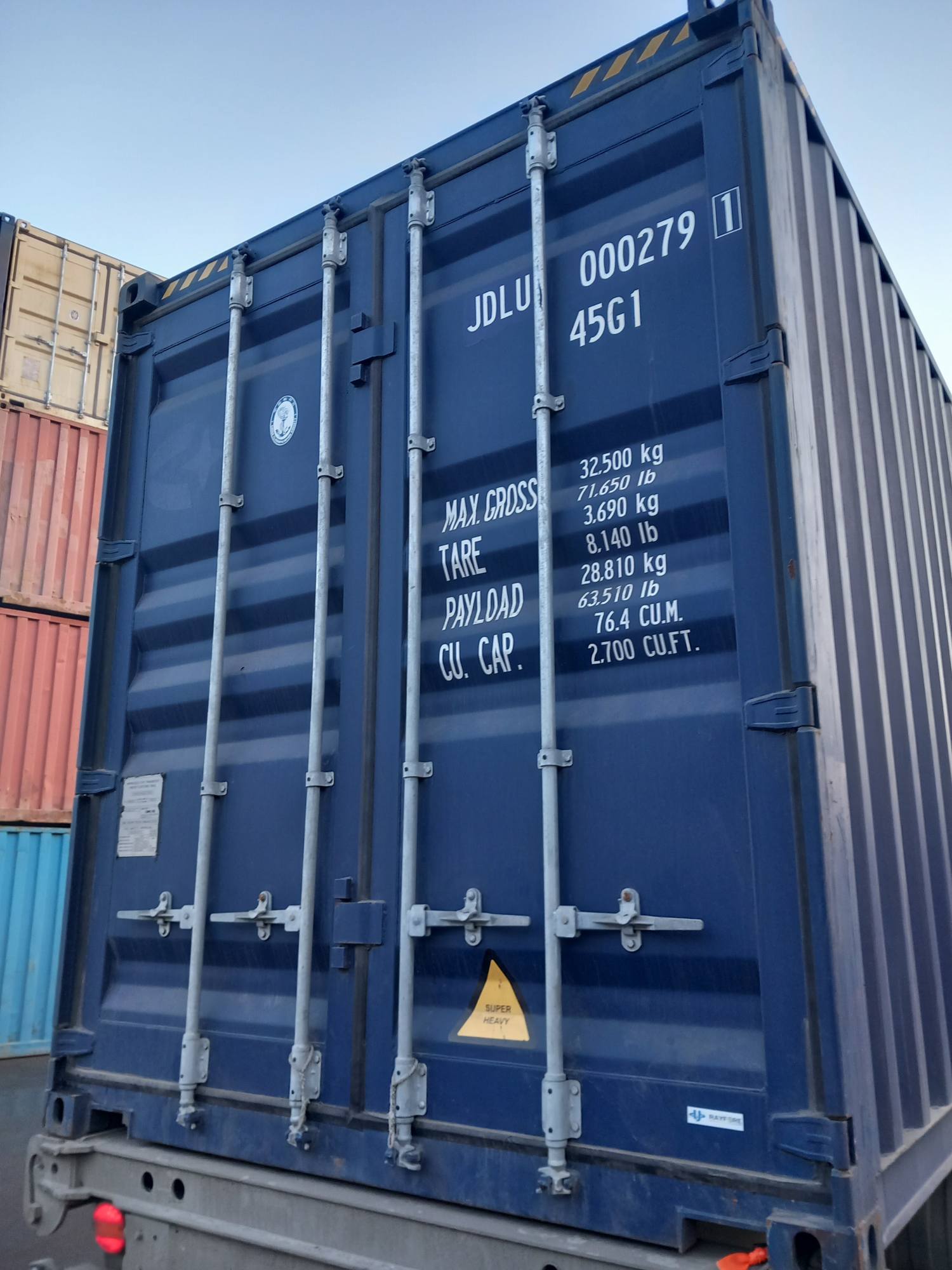 Морской контейнер JDLU0002791