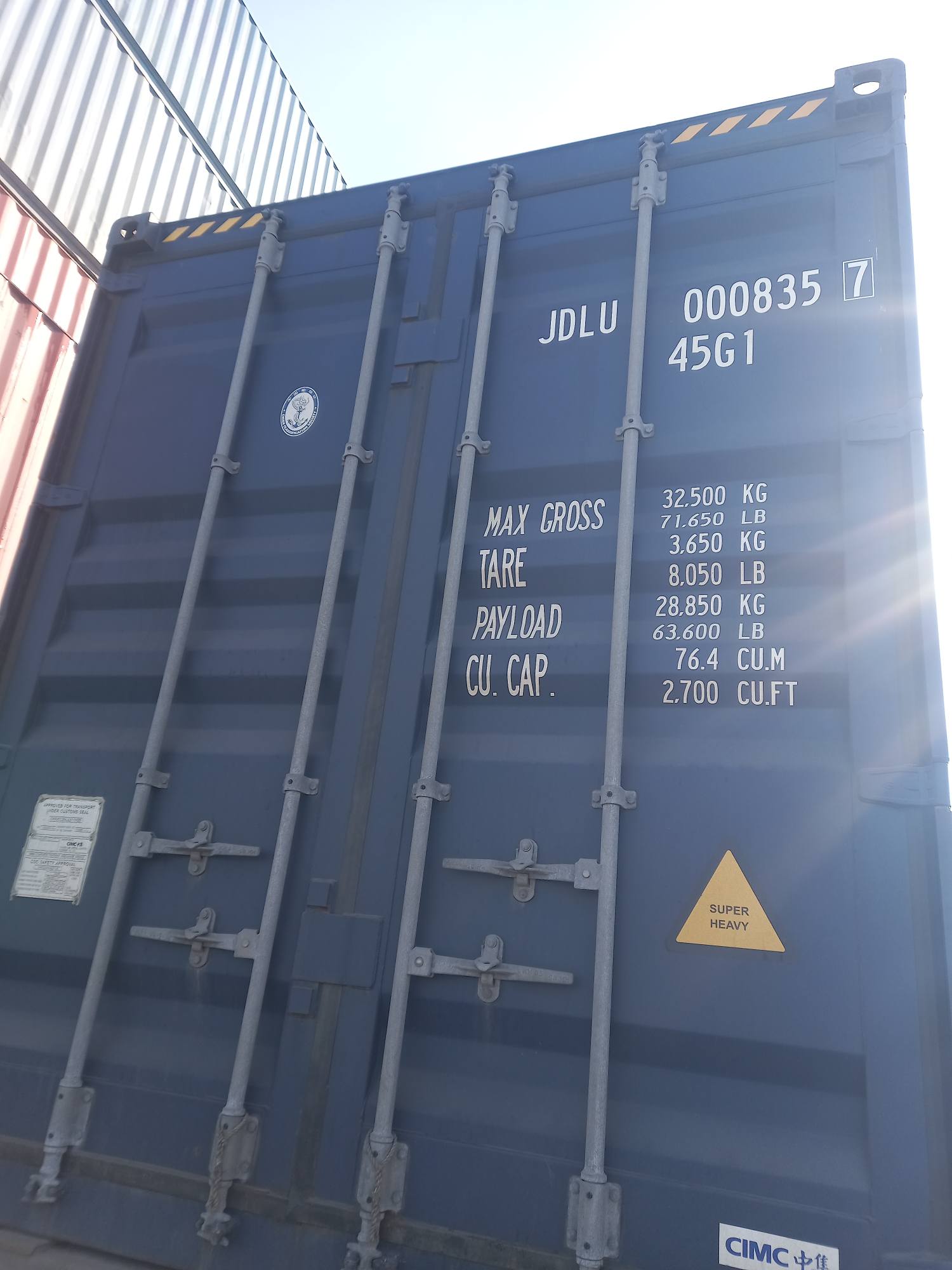 Морской контейнер JDLU0008357