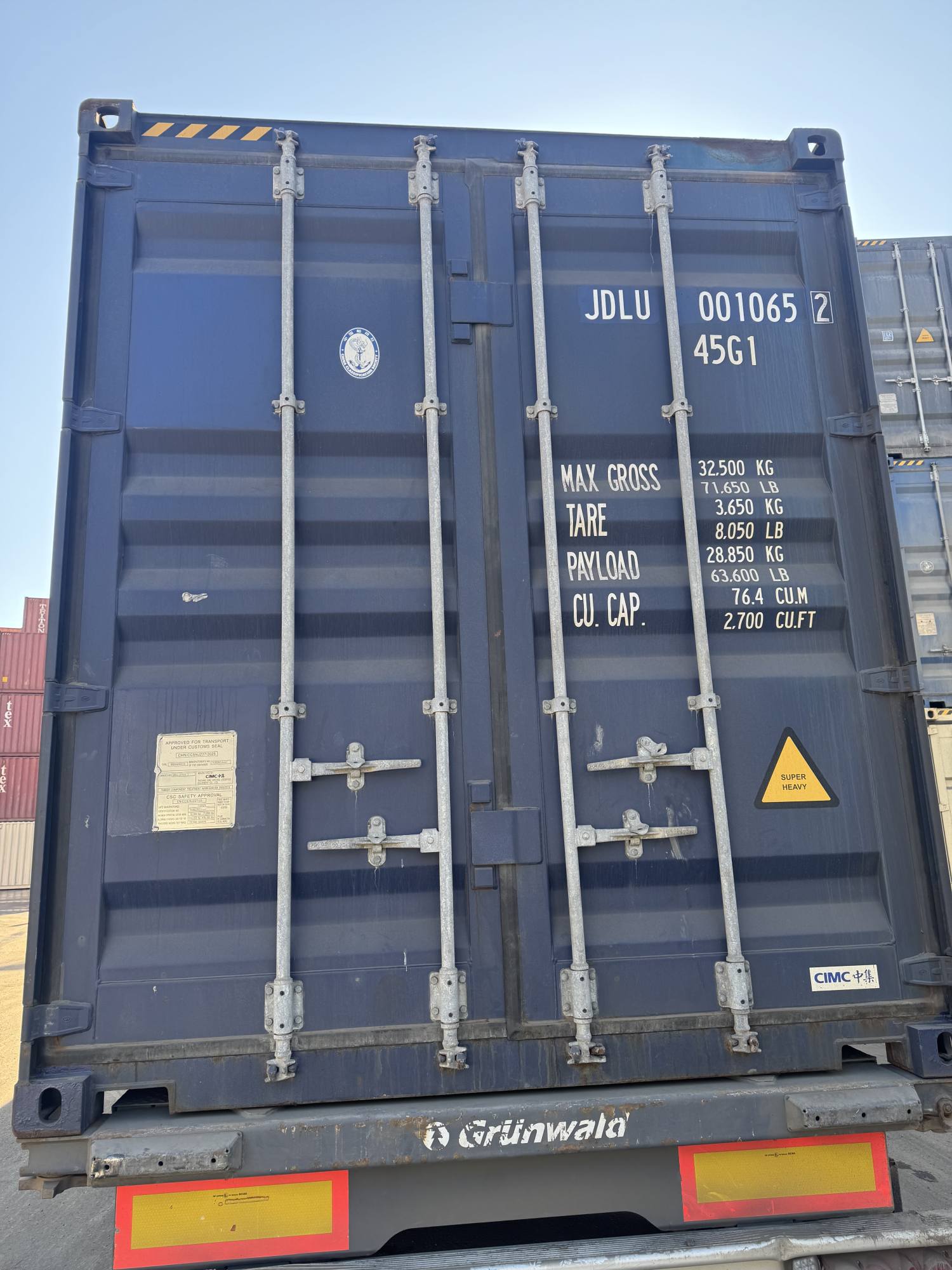 Морской контейнер JDLU0010652