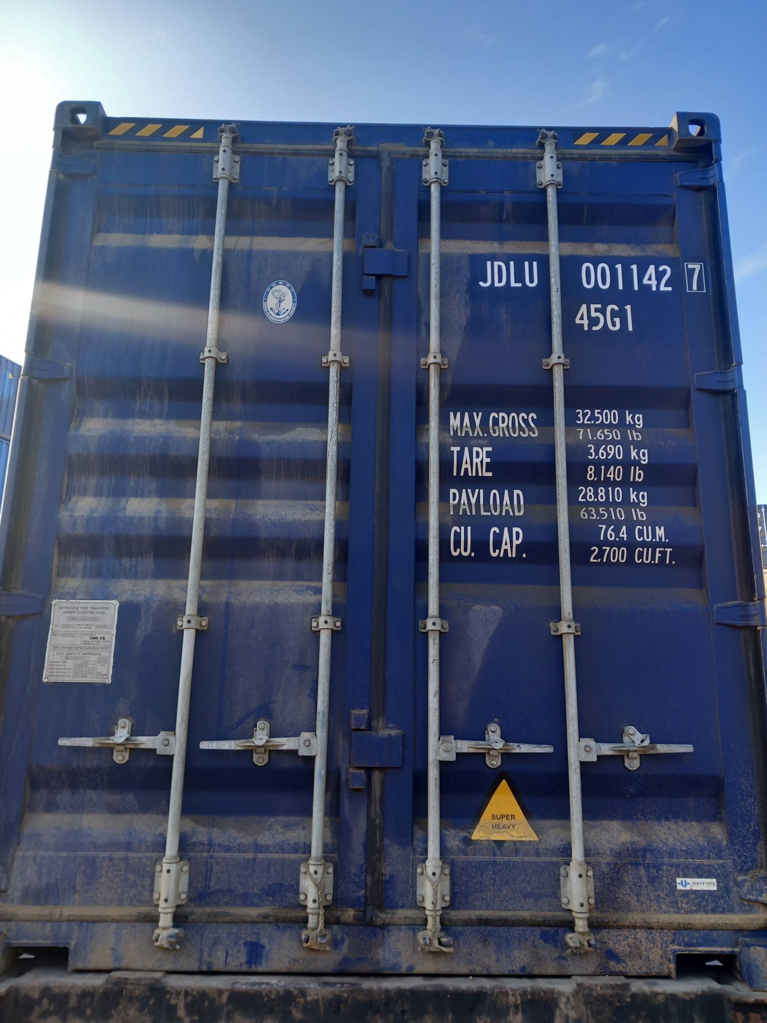 Морской контейнер JDLU0011427