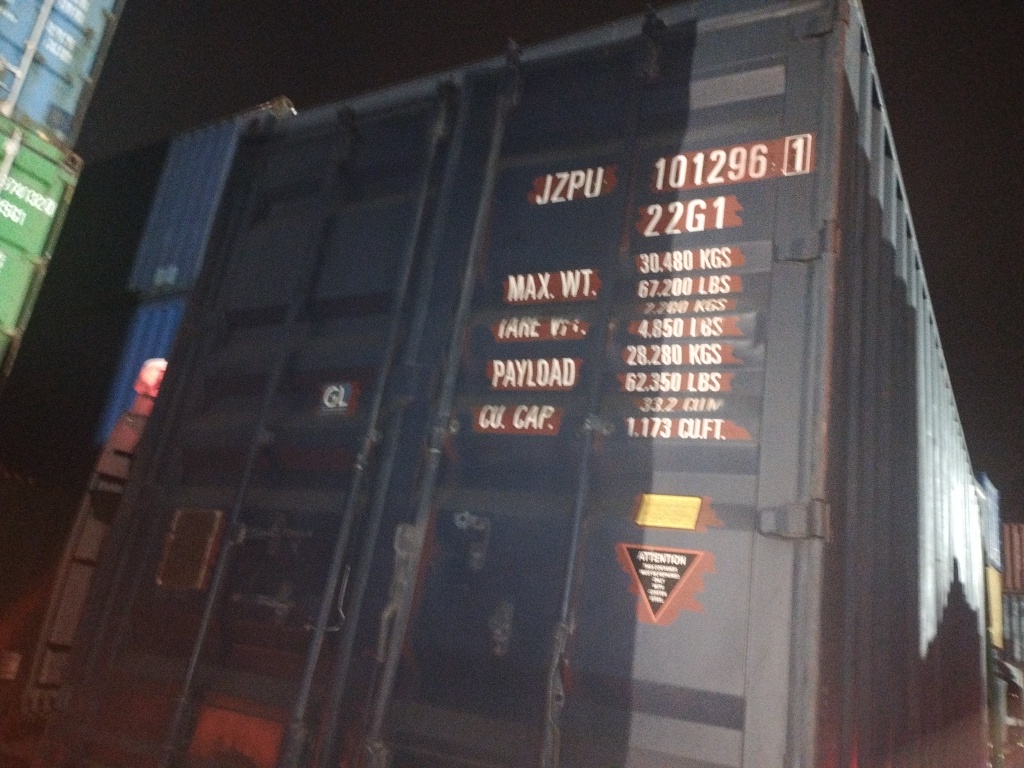 Морской контейнер JZPU1012961