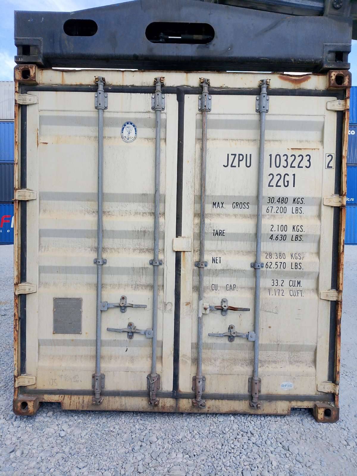 Морской контейнер JZPU1032232