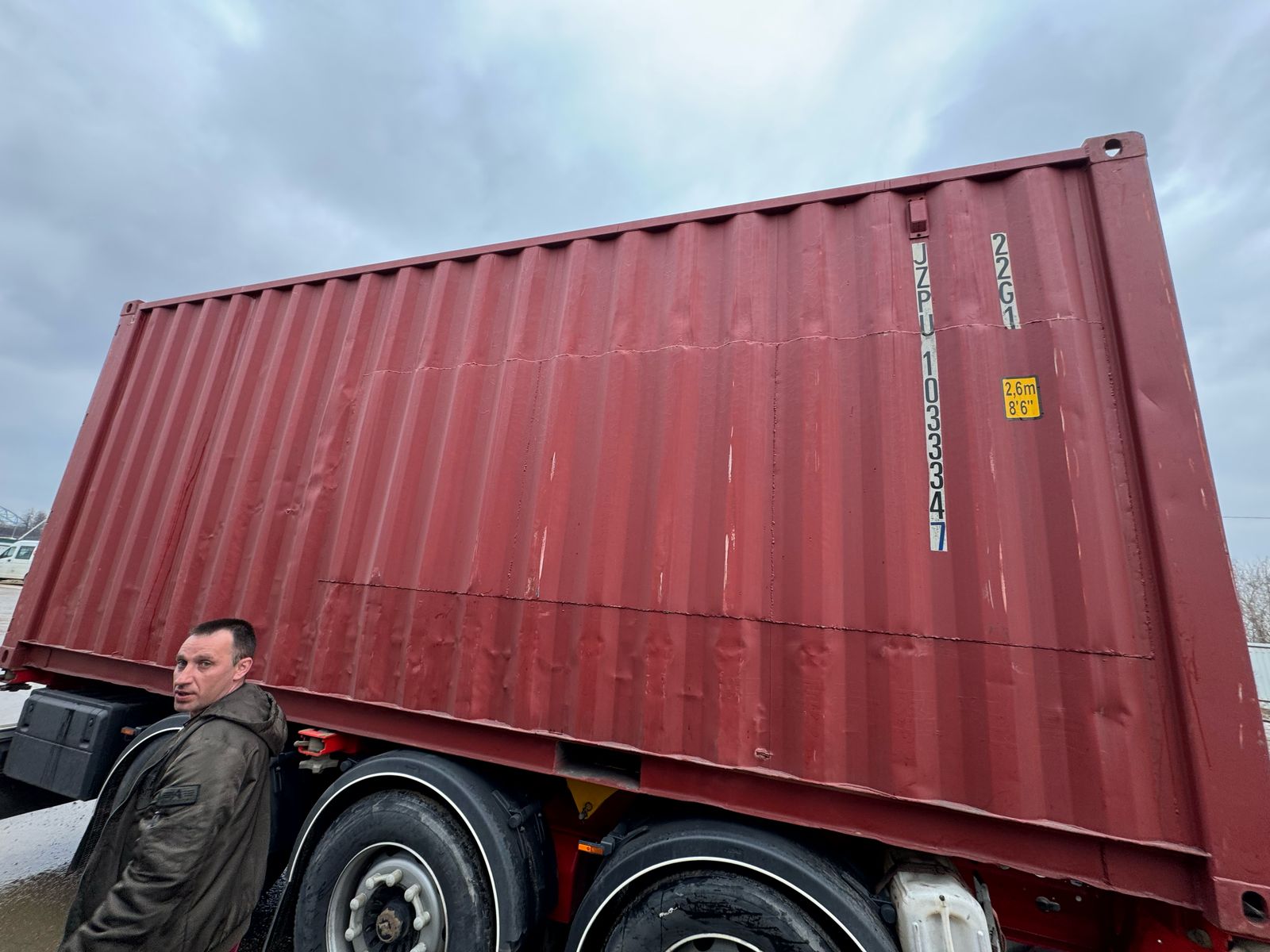 Морской контейнер JZPU1033347