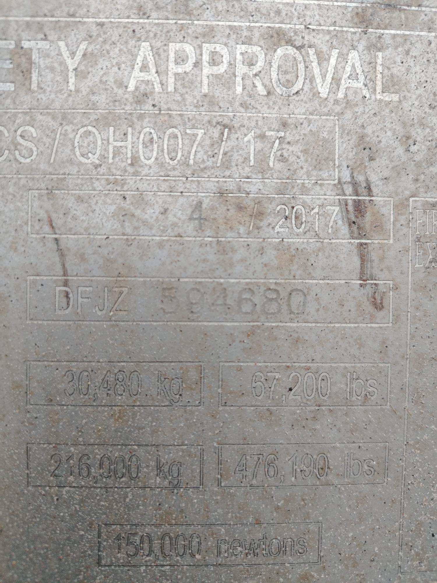 Морской контейнер JZPU1104163