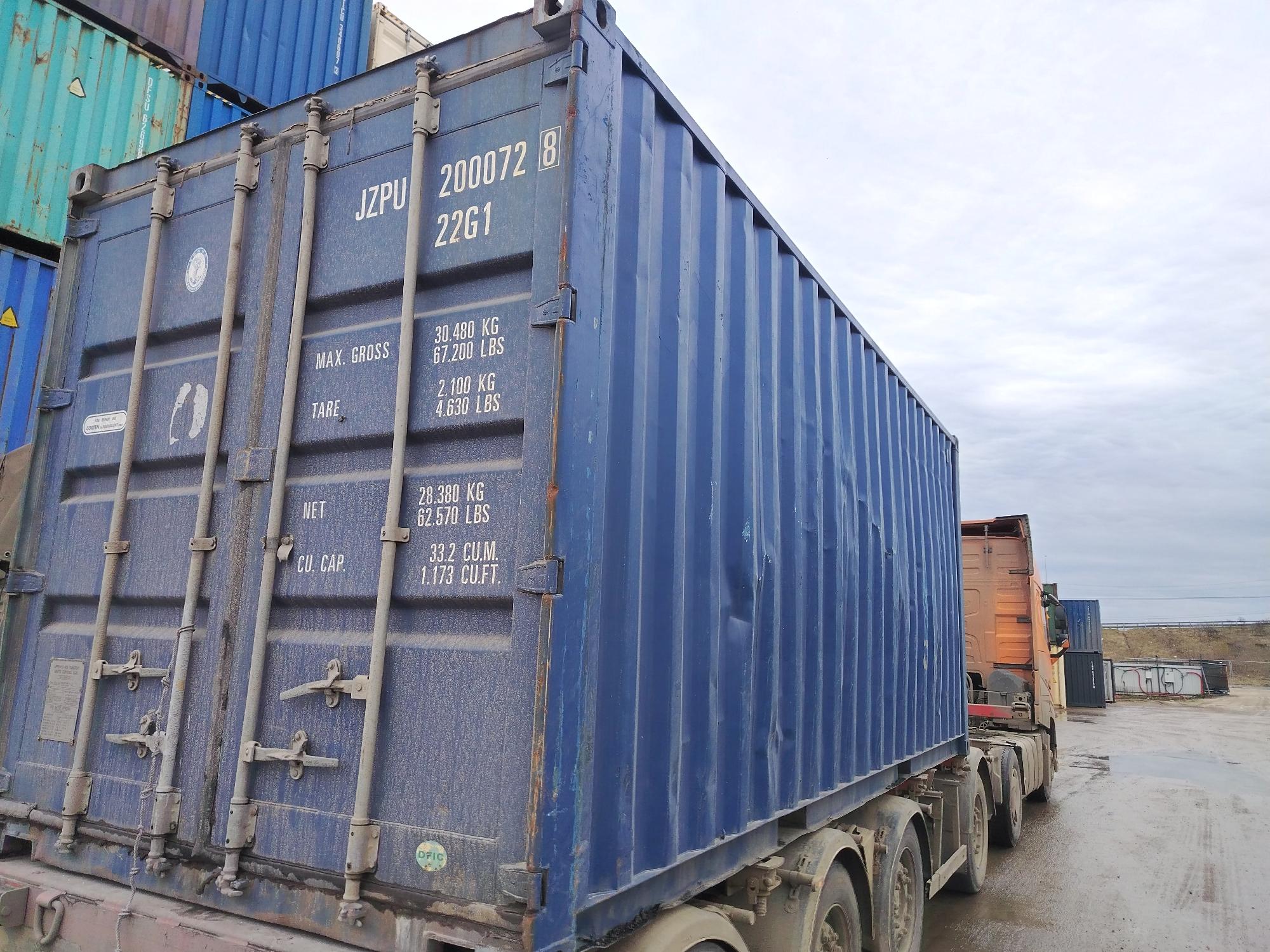 Морской контейнер JZPU2000728
