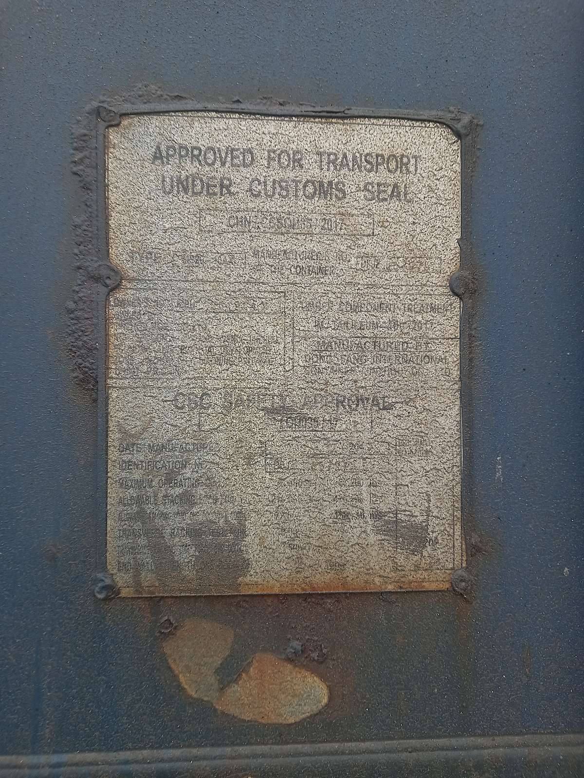 Морской контейнер JZPU2019446