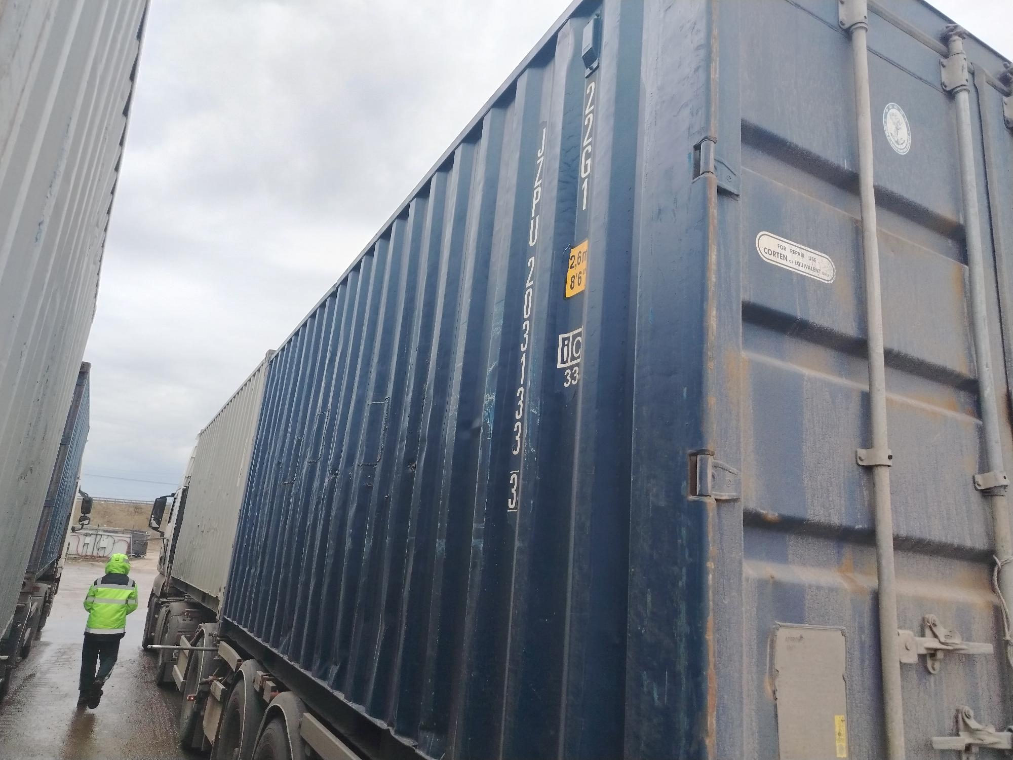 Морской контейнер JZPU2031333