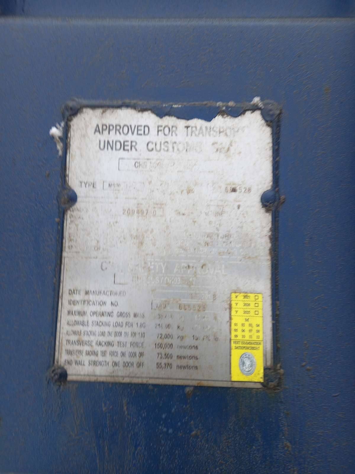 Морской контейнер JZPU2094970