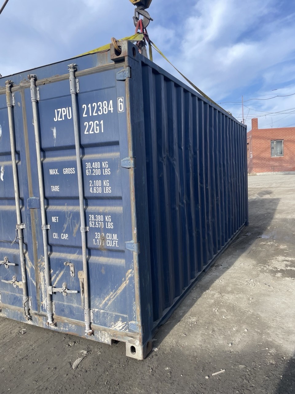 Морской контейнер JZPU2123846