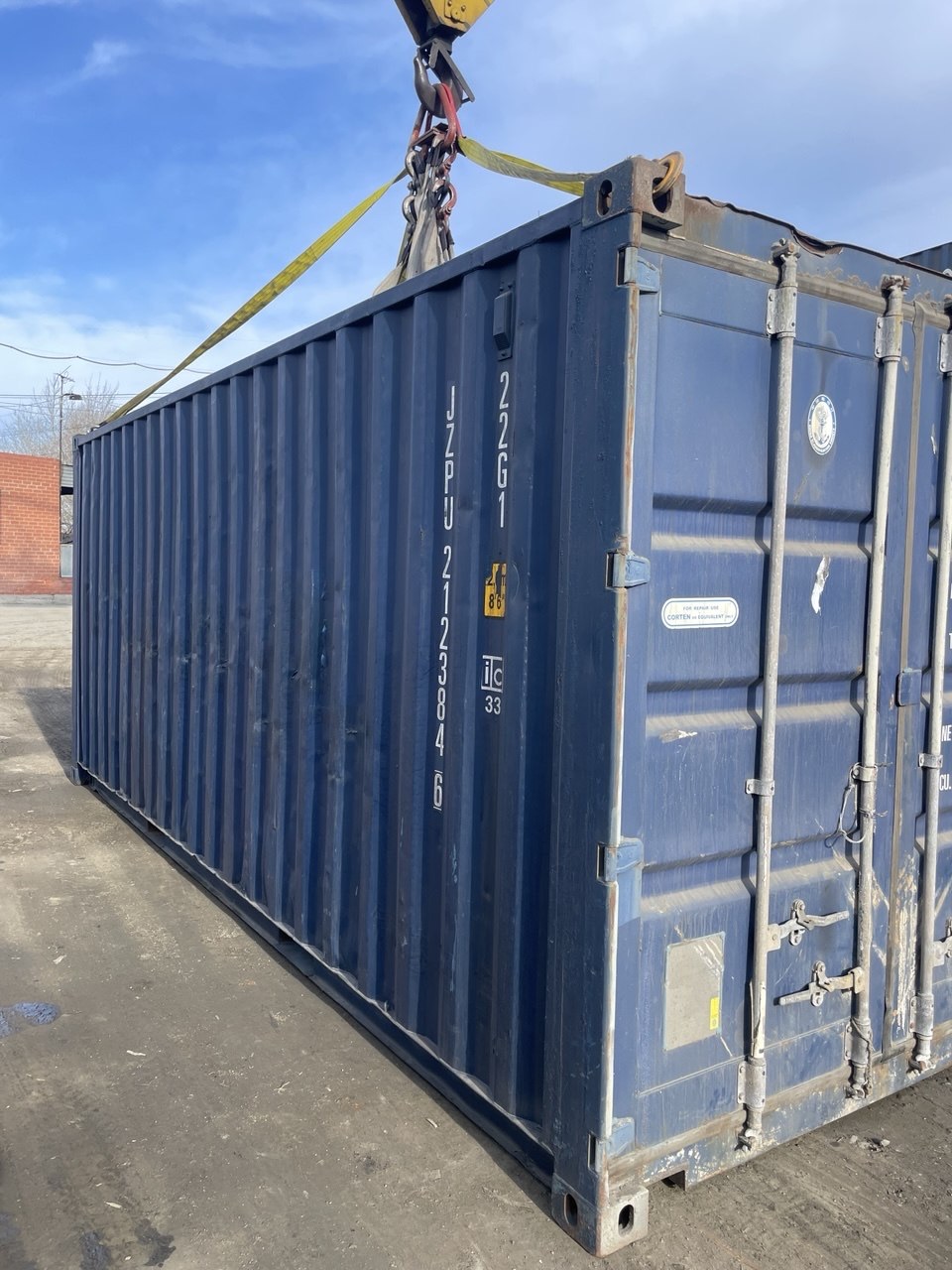 Морской контейнер JZPU2123846