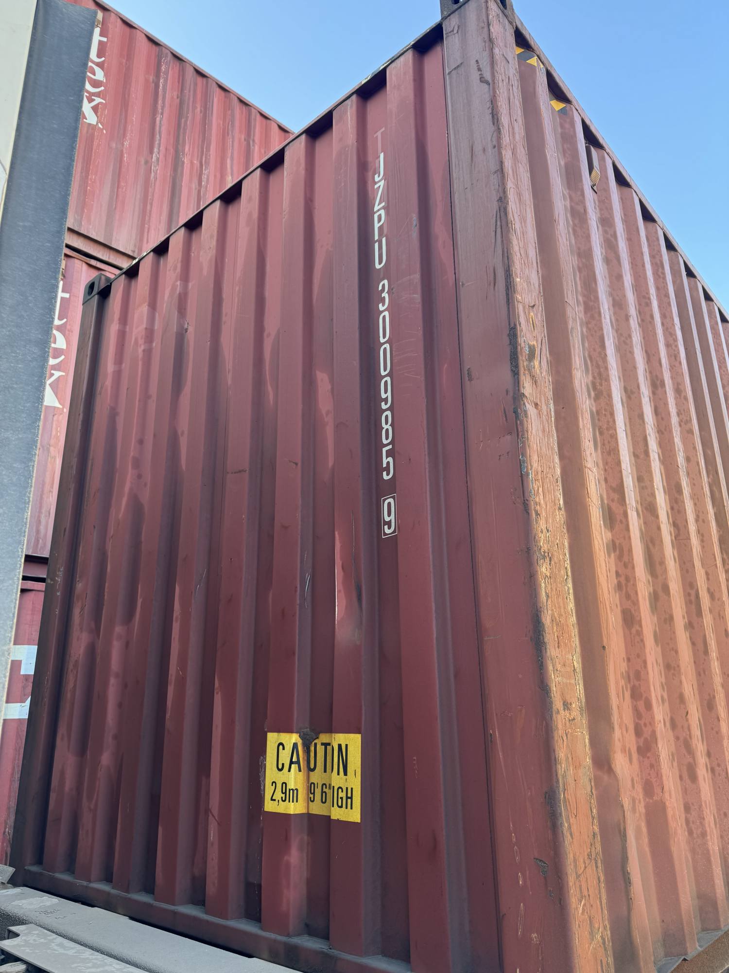 Морской контейнер JZPU3009859