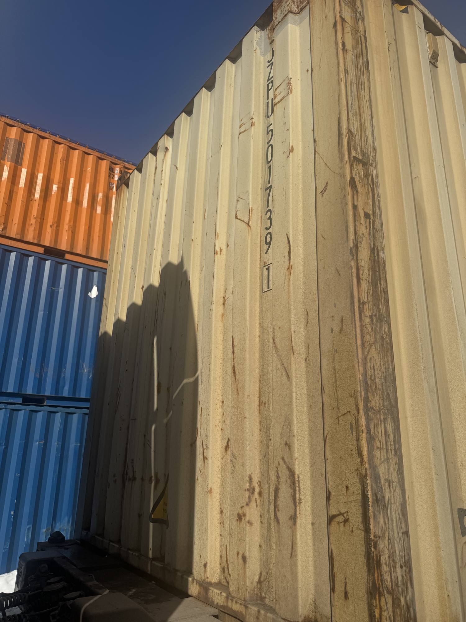 Морской контейнер JZPU5017391