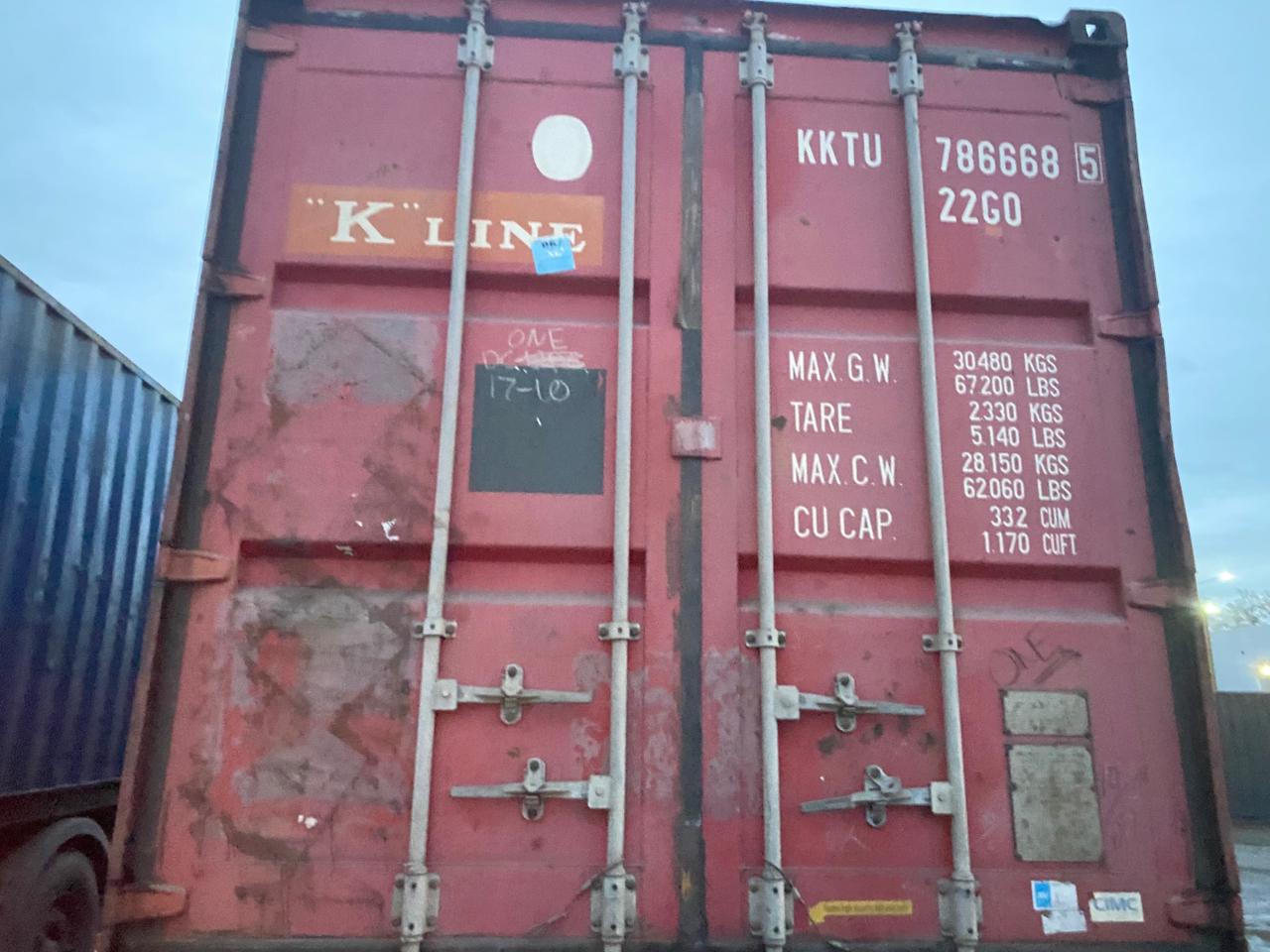 Морской контейнер KKTU7866685