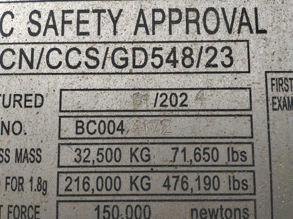 Морской контейнер KSBU0112309