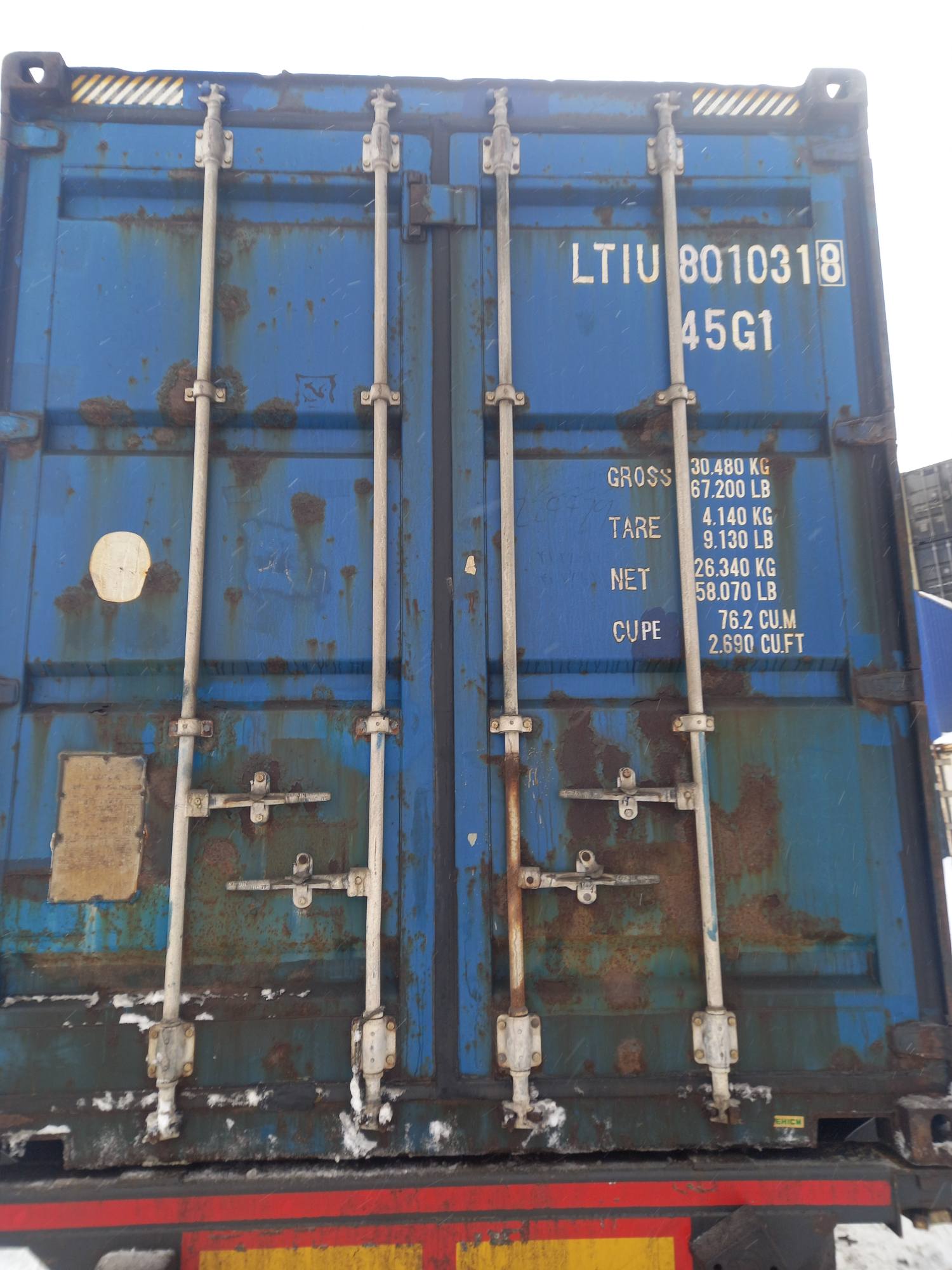 Морской контейнер LTIU8010318