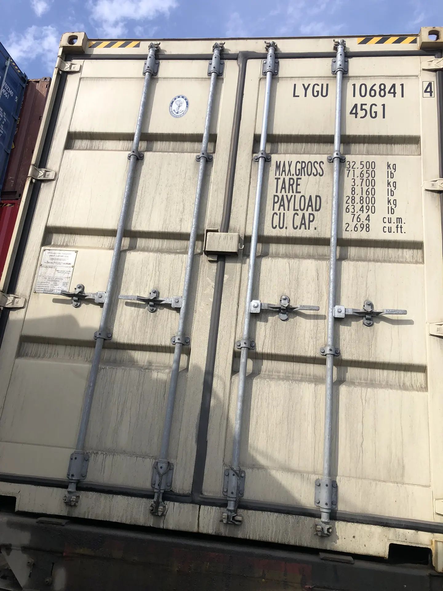Морской контейнер LYGU1068414