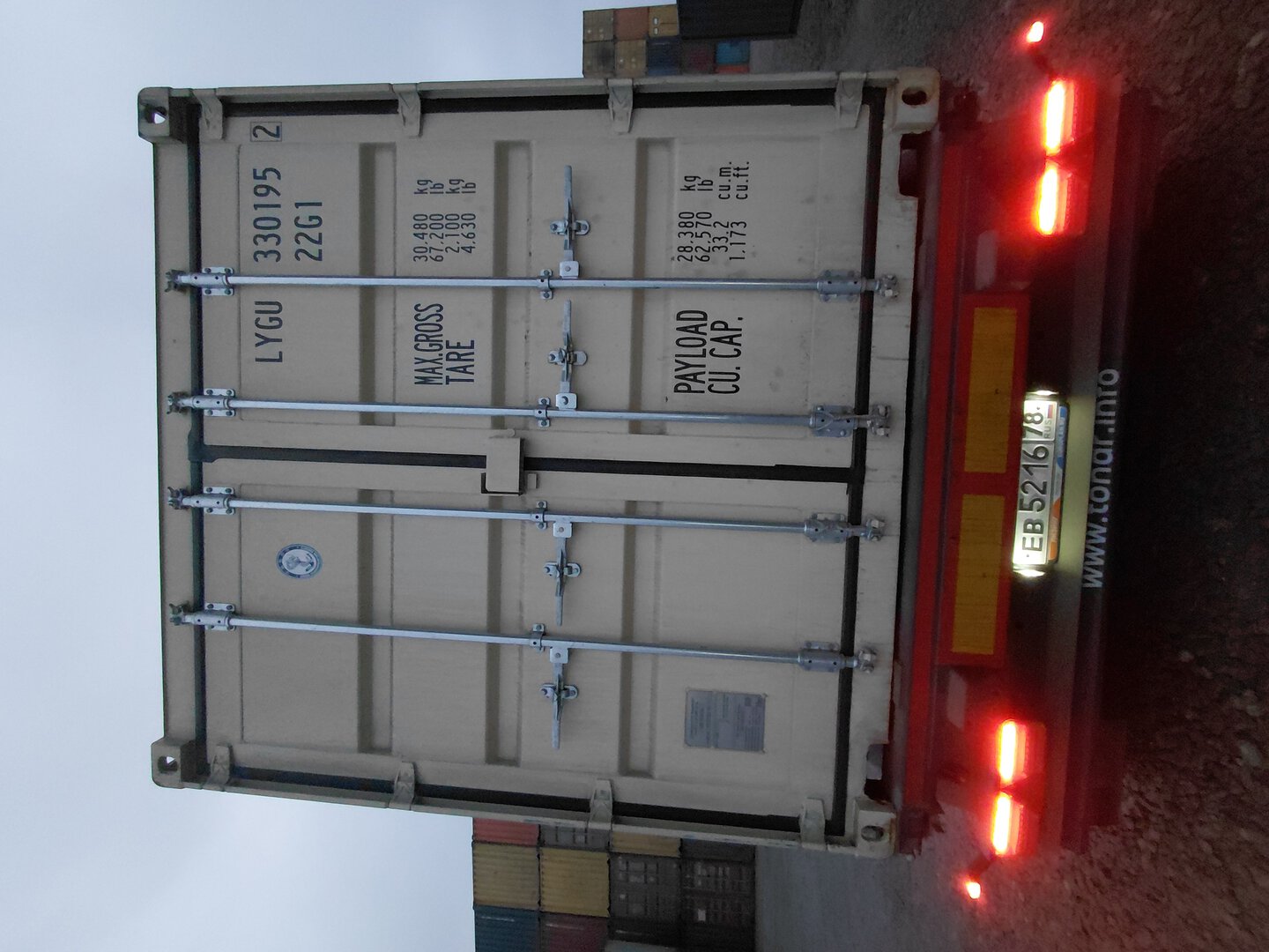 Морской контейнер LYGU3301952