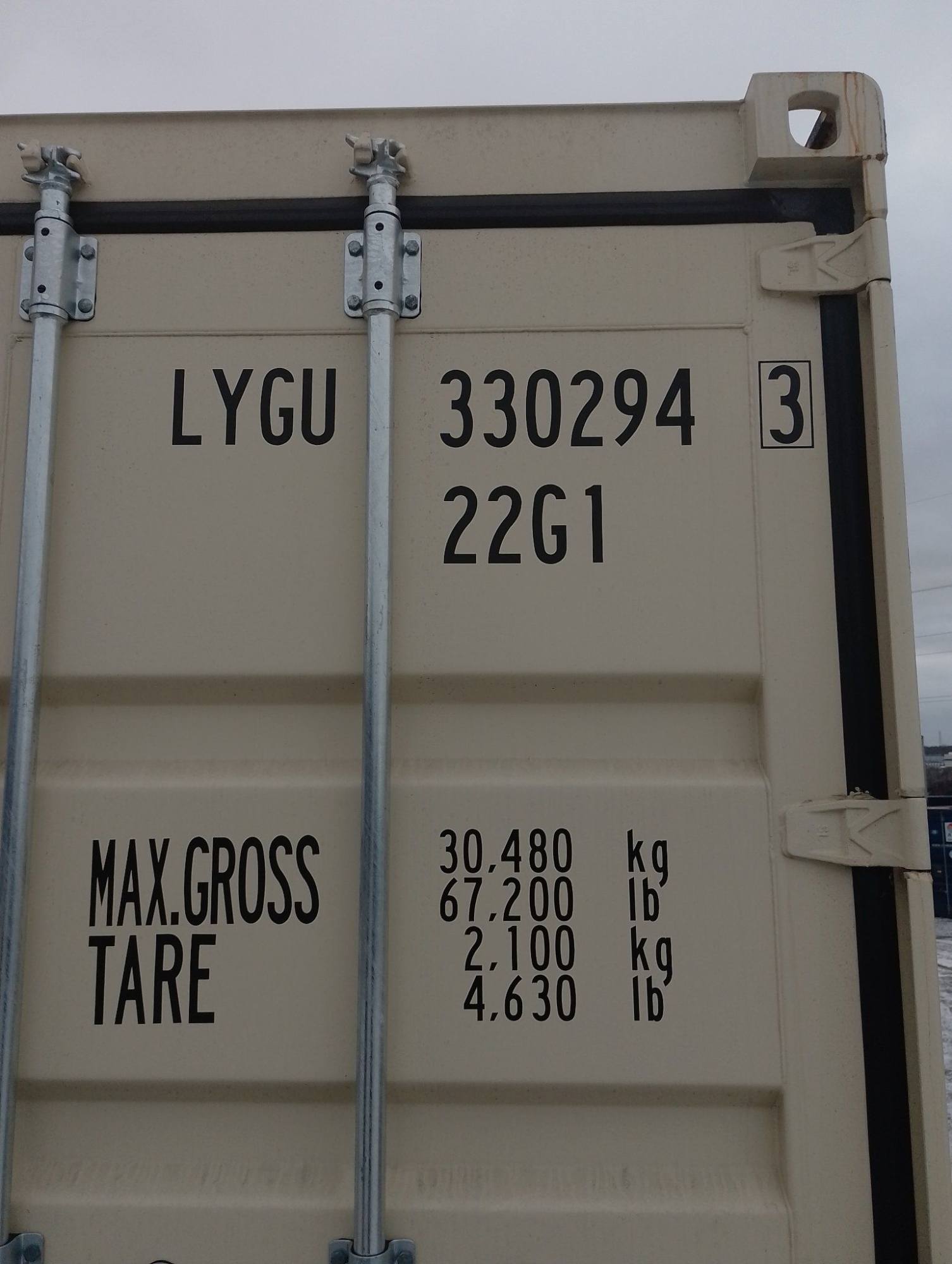 Морской контейнер LYGU3302943